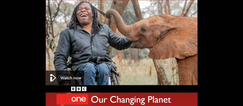 Excited to see our sponsored charity on BBC1 programme Our Changing Planet
