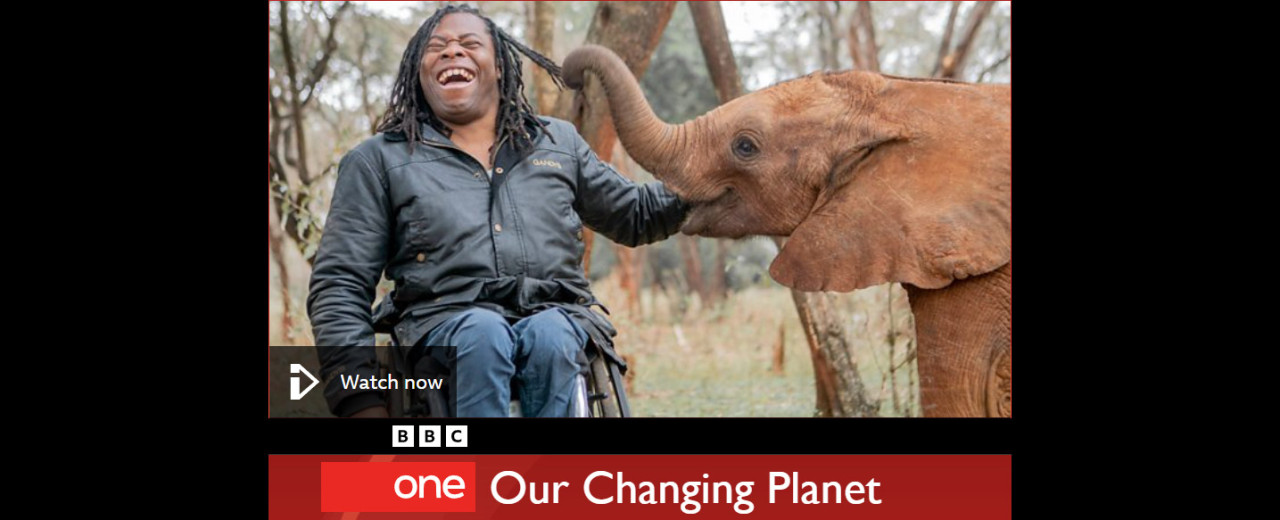 Excited to see our sponsored charity on BBC1 programme Our Changing Planet